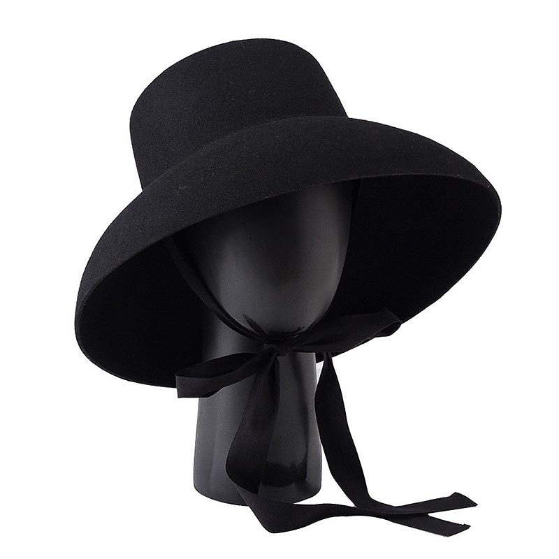 Fedora Hat Wool - Retro-Stil, reine Wolle, breite Krempe, Winter-Fedoras,