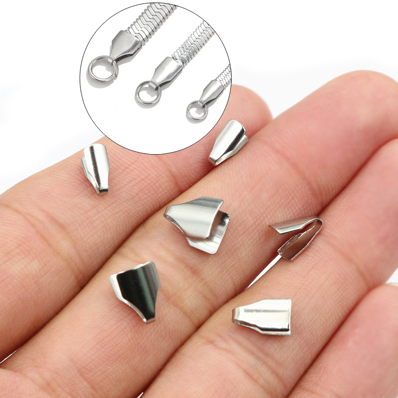 Snapback Hat Flat - 100 Stück Edelstahl 2-7mm Flachs chnüre