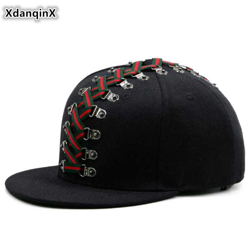 Snapback Hat Flat - Neuartige Punk-Style Hip-Hop-Kappen, flache Schirmmützen, modische
