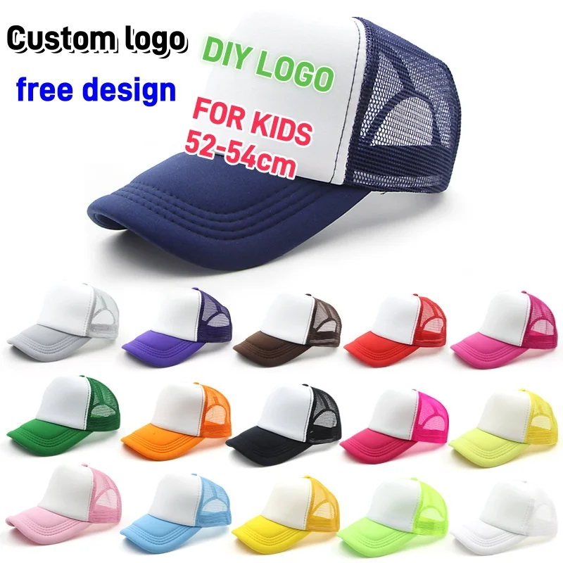 Visor Sun Hat - Kinder verstellbare Mesh Trucker Hut individuelles