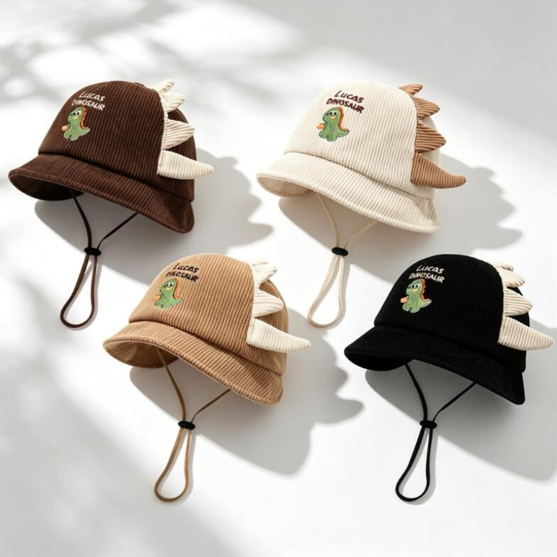 Bucket Hat Cotton - Niedlicher Baby-Sonnenhut für Frühling und Herbst,