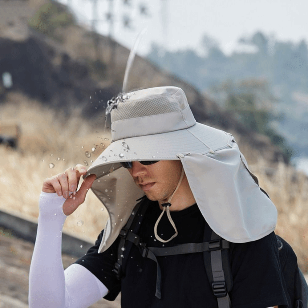 Einfacher Stoff-Sonnenhut für  – Bucket Hat Cotton Bewertung und Preis