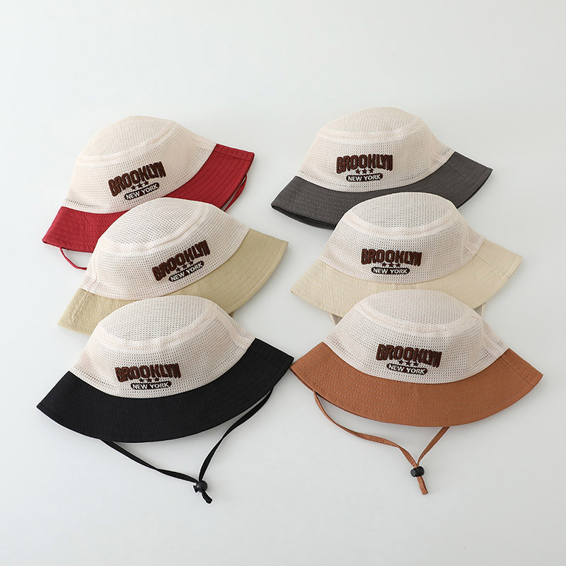 Buchstaben-Bestickter Baby-Son – Bucket Hat Cotton Bewertung und Preis