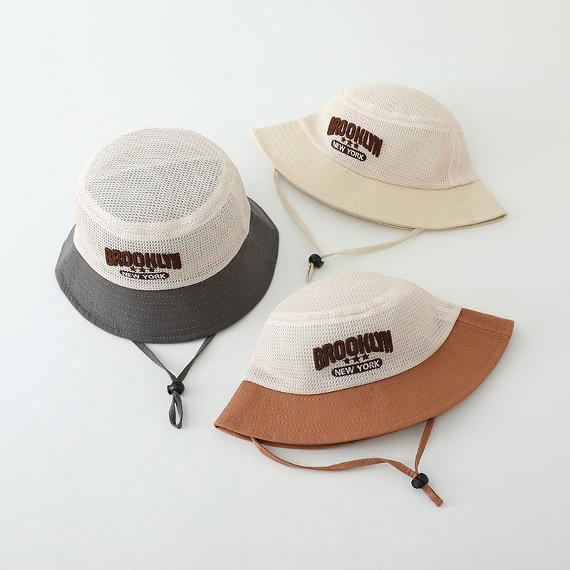 Buchstaben-Bestickter Baby-Son – Bucket Hat Cotton Bewertung und Preis