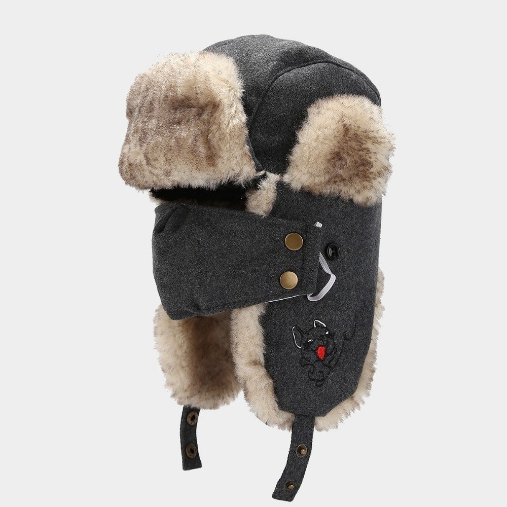 Neue Trapper-Mütze mit Kunstfe – Trapper Hat Ear Flap Bewertung und Preis