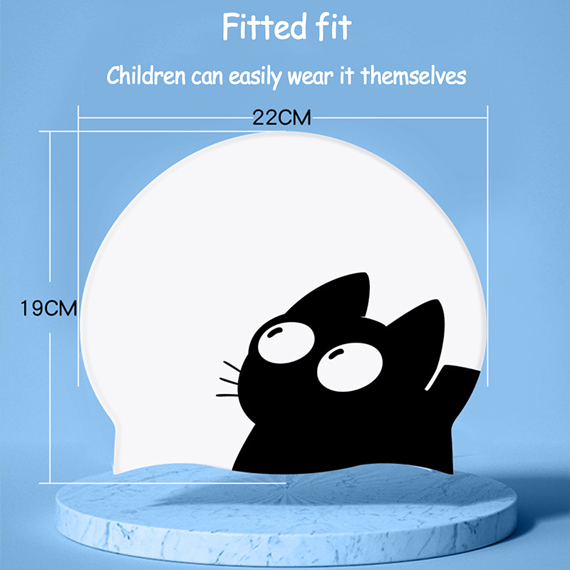 Nette Katze Badekappe Für Lang – Swim Hat Silicone Bewertung und Preis