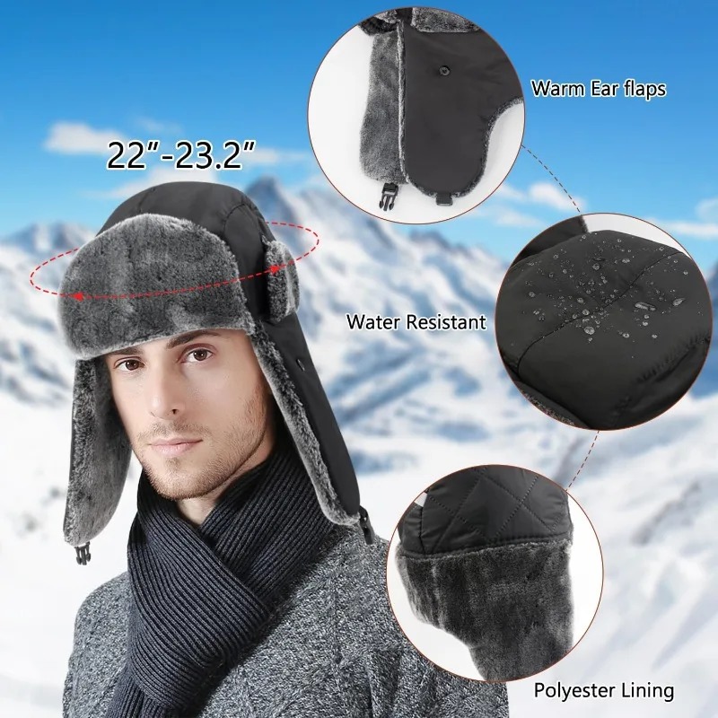 Schnee Ski Armee Militär Uscha – Trapper Hat Ear Flap Bewertung und Preis