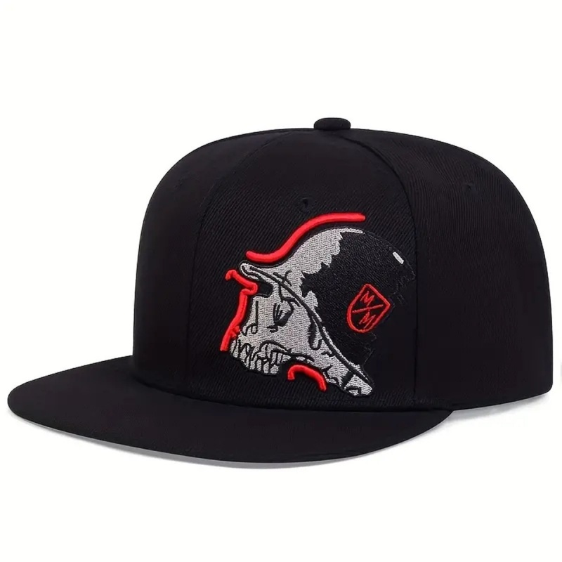 Unisex Skelett-Stickerei Baseb – Snapback Hat Flat Bewertung und Preis