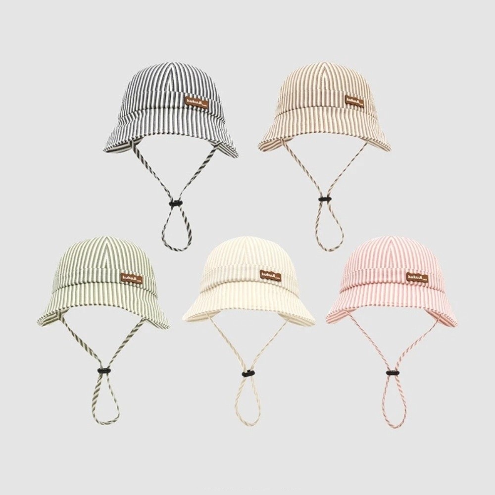 Neuer gestreifter Baby-Fischer – Bucket Hat Cotton Bewertung und Preis