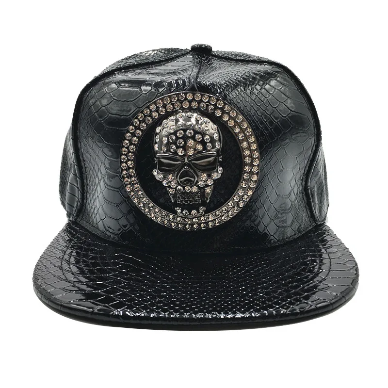 Marke Oohmy Männer Frauen PU L – Snapback Hat Flat Bewertung und Preis