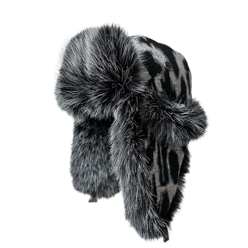 Damen Leopardenmuster Fleece T – Trapper Hat Ear Flap Bewertung und Preis